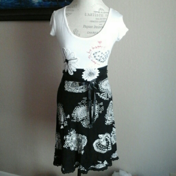 DESIGUAL Learn to be happy Dress - Picture 1 of 5